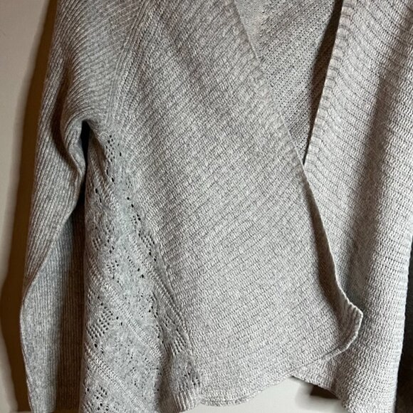 Anthropologie Moth Cardigan Sweater in Gray Size L - Picture 3 of 5